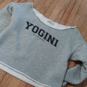 Spiritual Gangster Yogini Cropped Sweatshirt